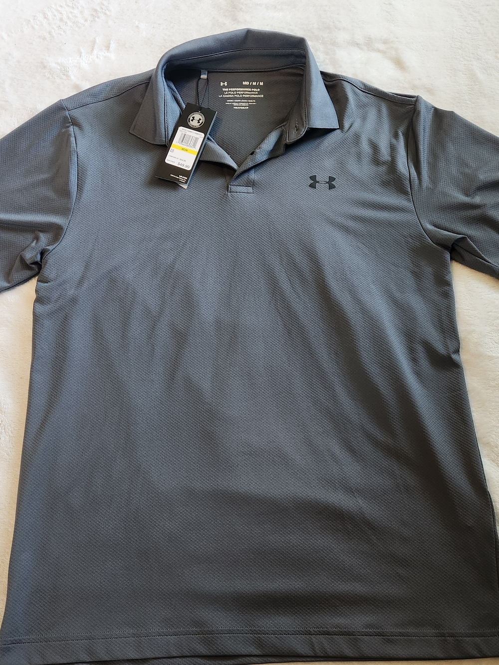 Under Armour Men’s Charcoal Performance Polo